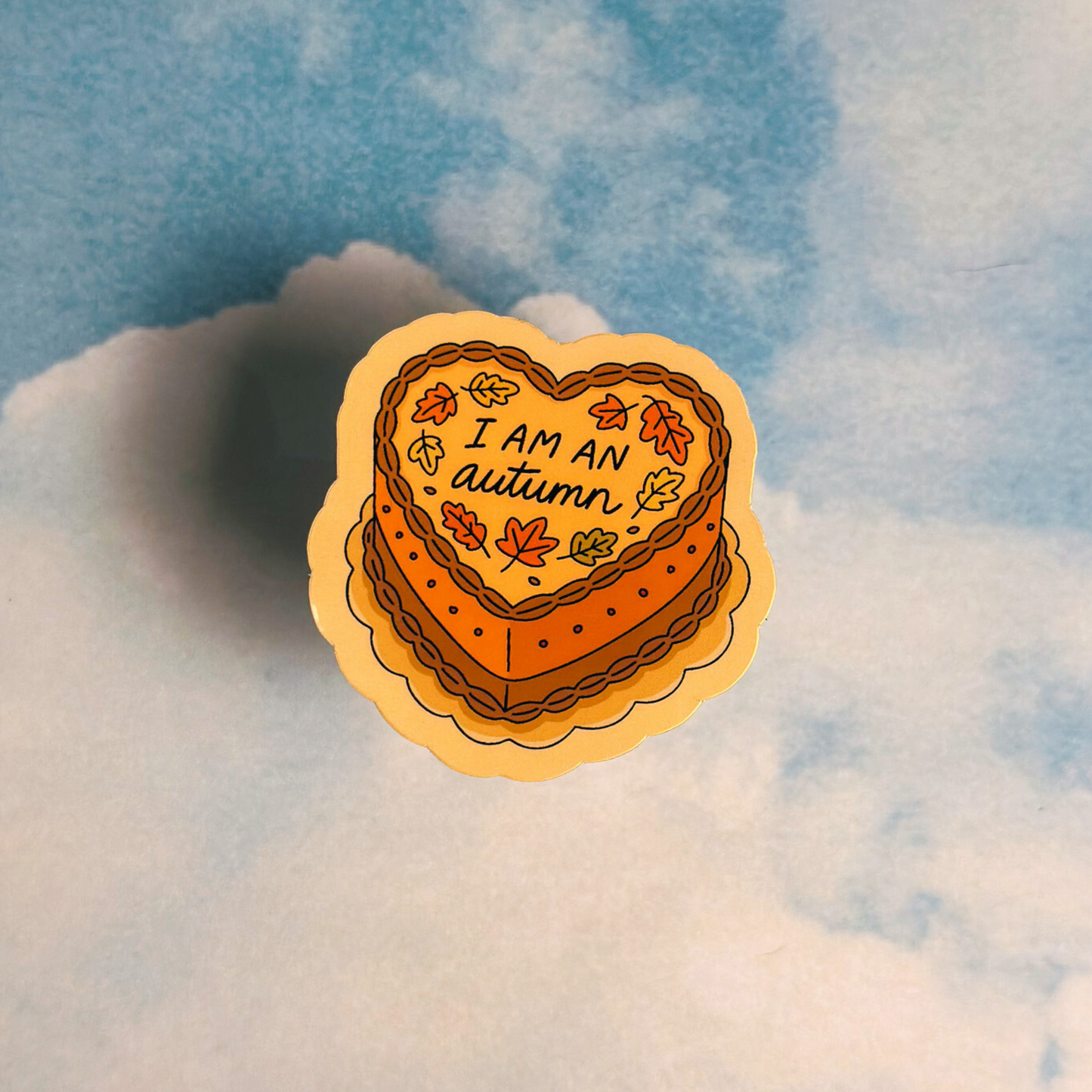 I am an Autumn - Glossy Sticker