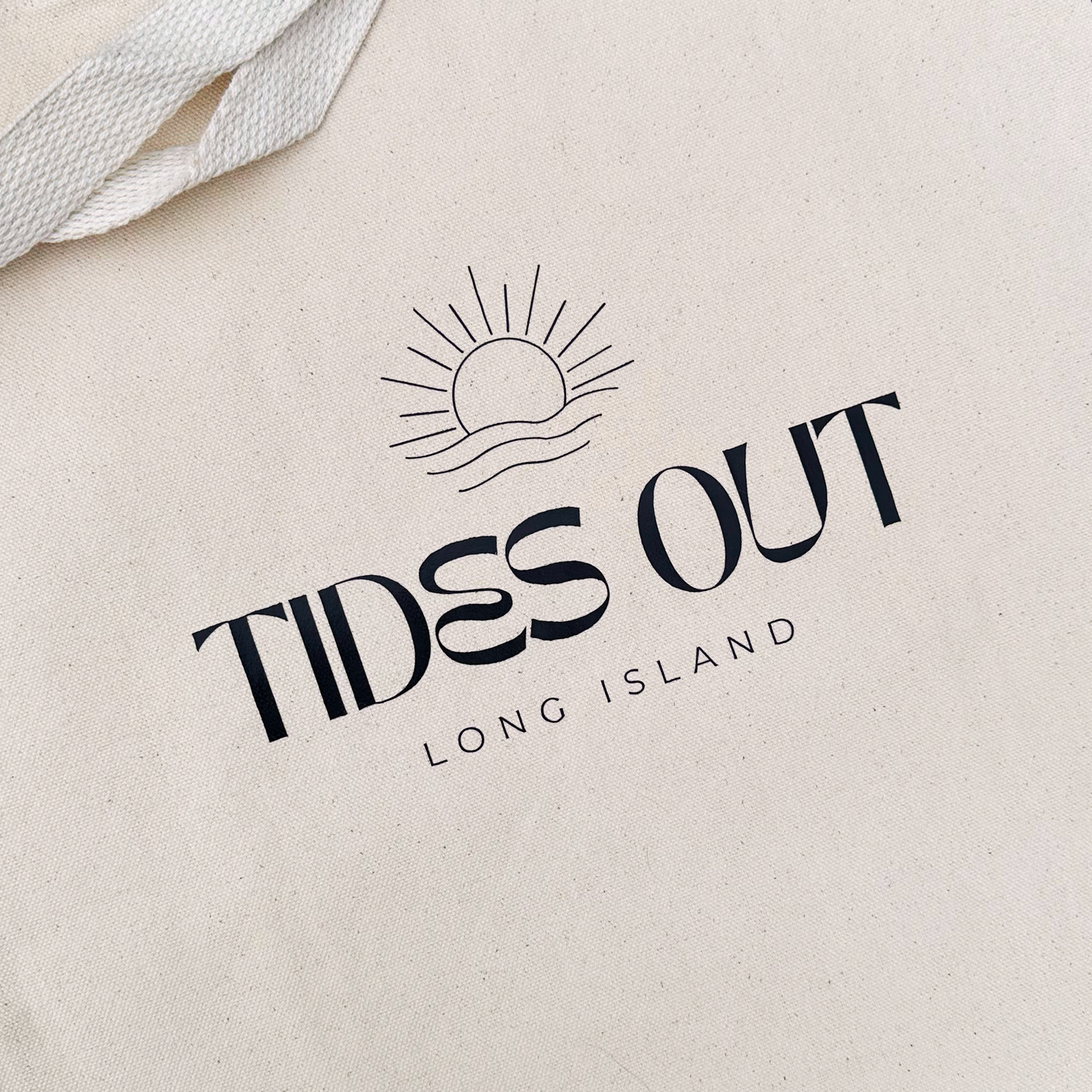 Tides Out LI - Canvas Tote