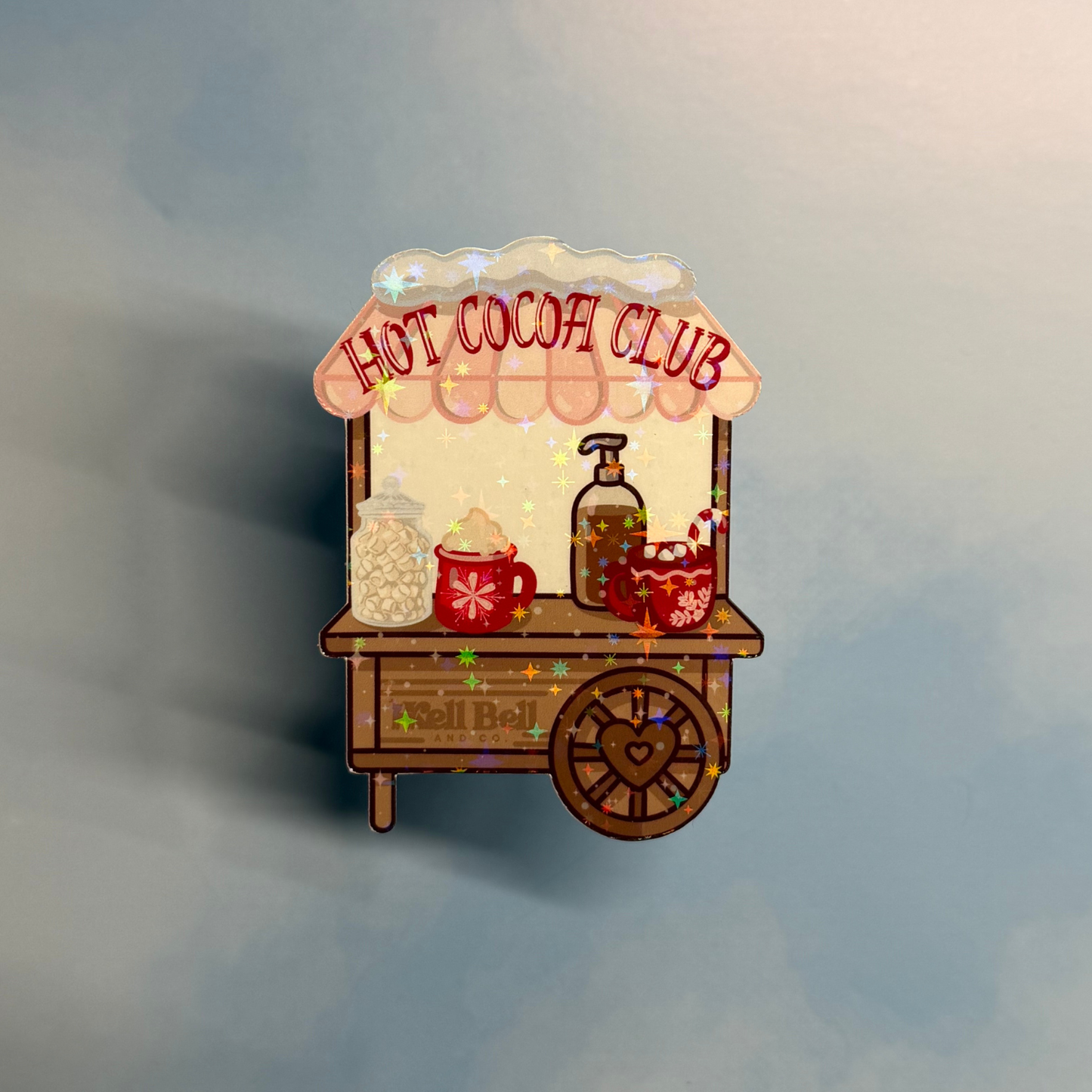 Hot Cocoa Club – Holographic Sticker