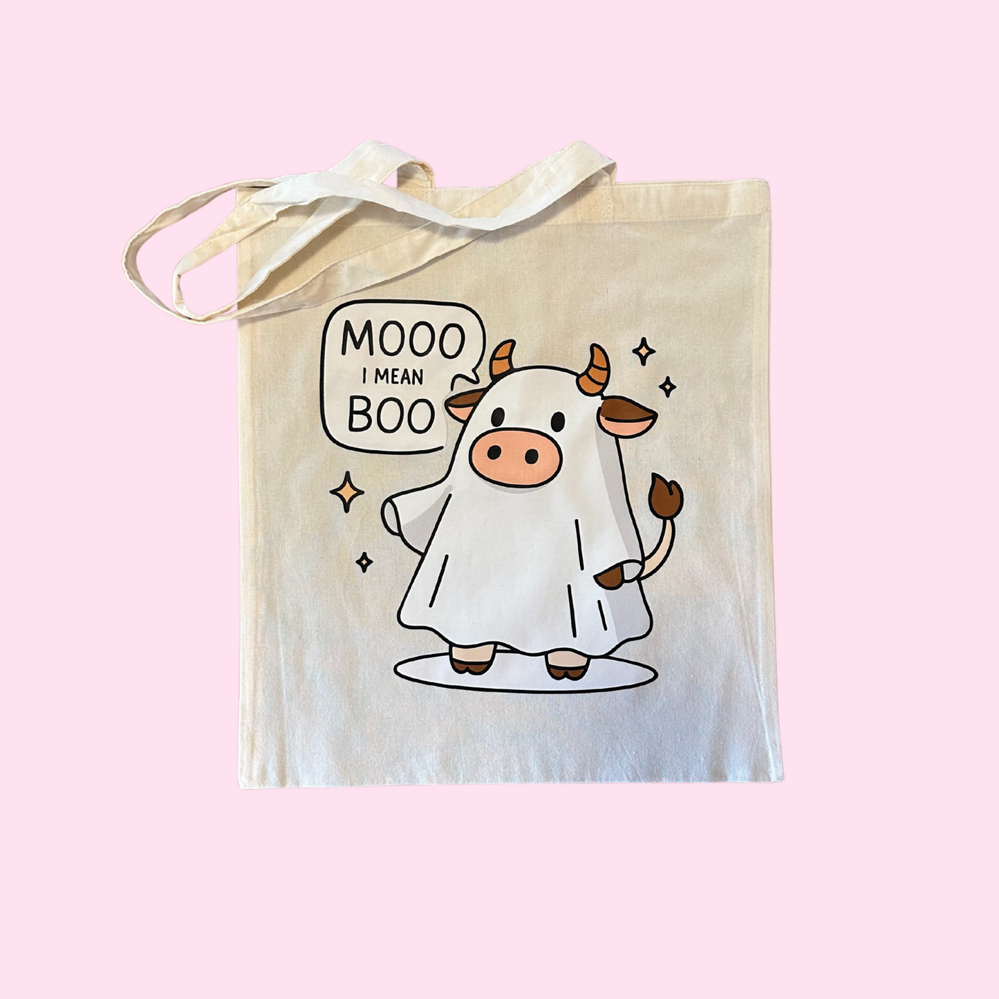 Moo, I Mean Boo Tote