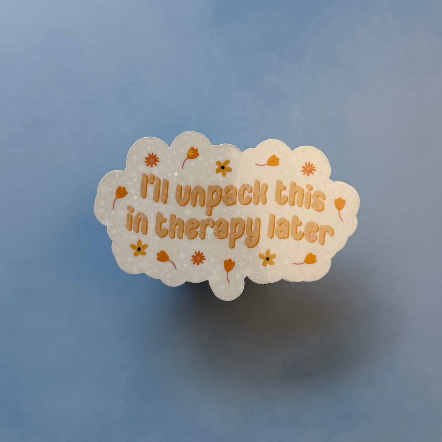 Unpack in Therapy Sticker
