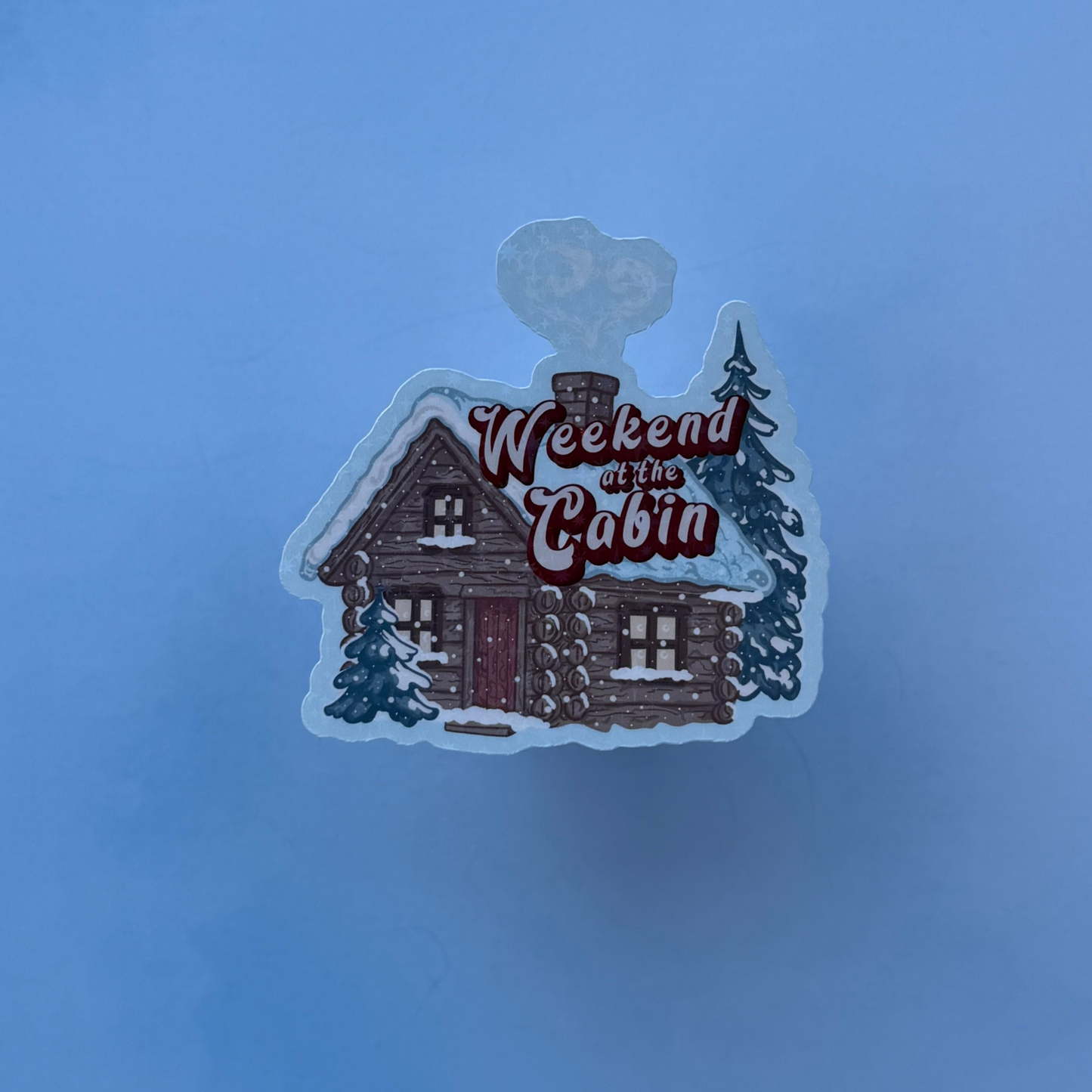 Weekend at the Cabin – Holographic Sticker