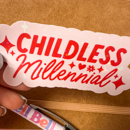Childless Millennial Sticker