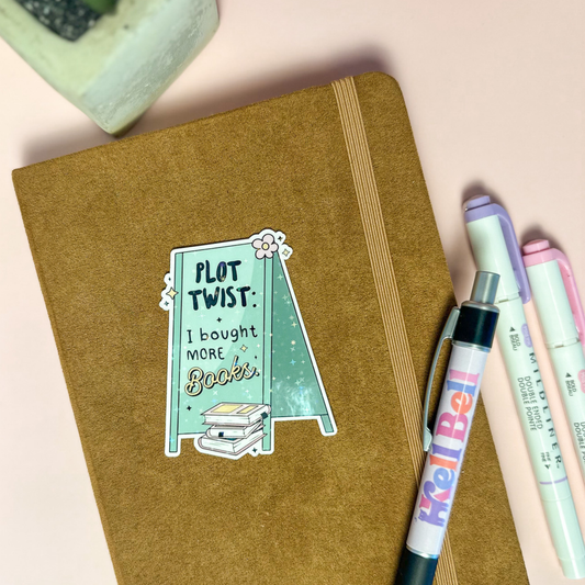 Plot Twist Sticker