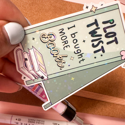 Plot Twist Sticker