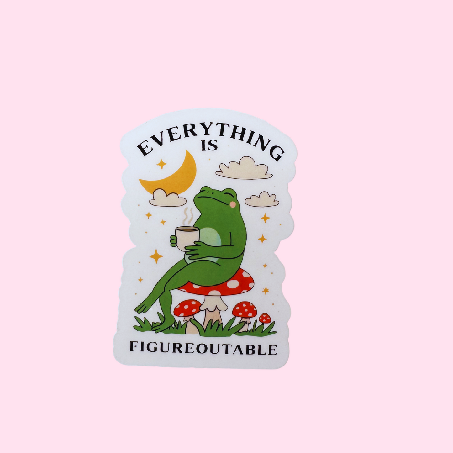 Froggin’ Through It Sticker