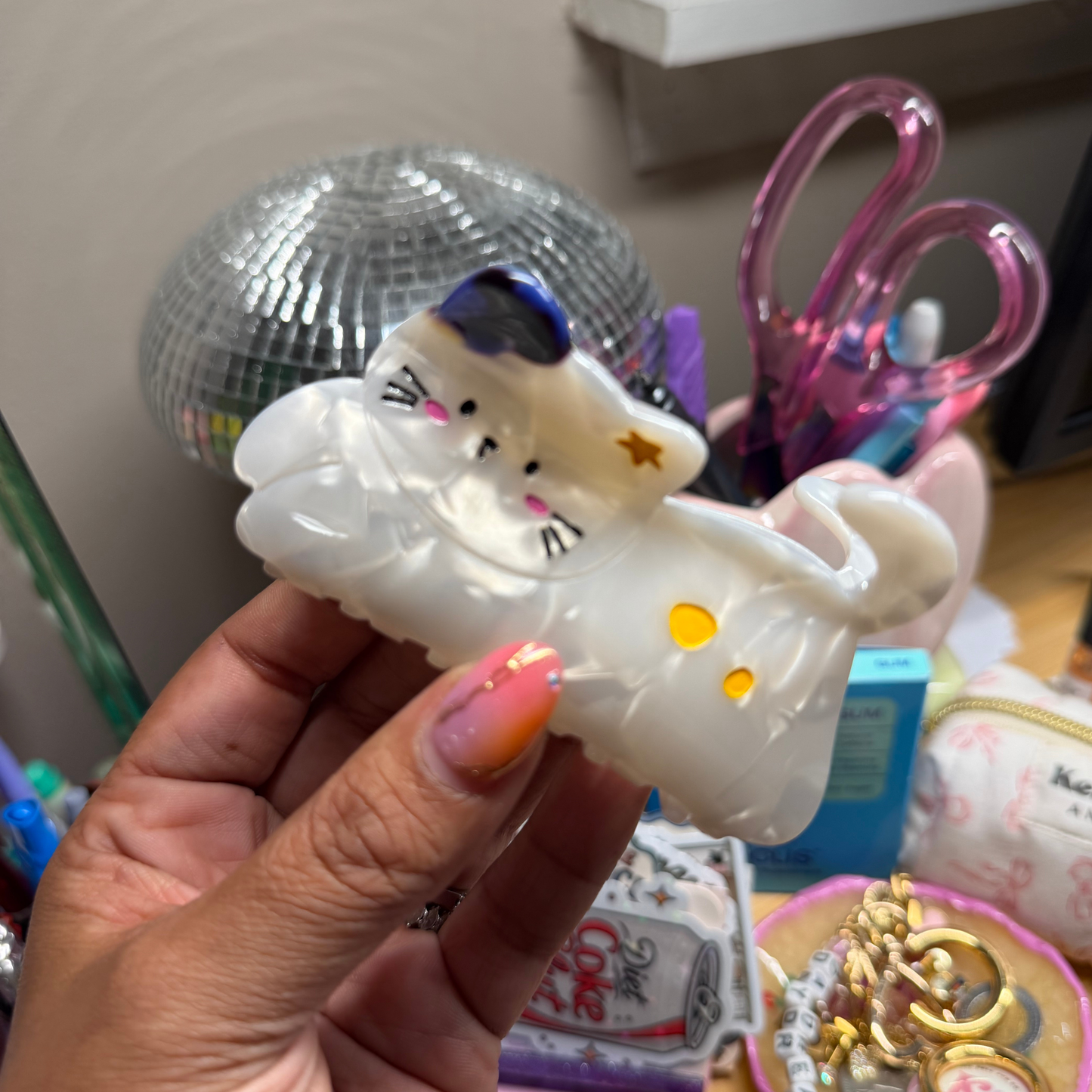 Cozy Kitty Claw Clip