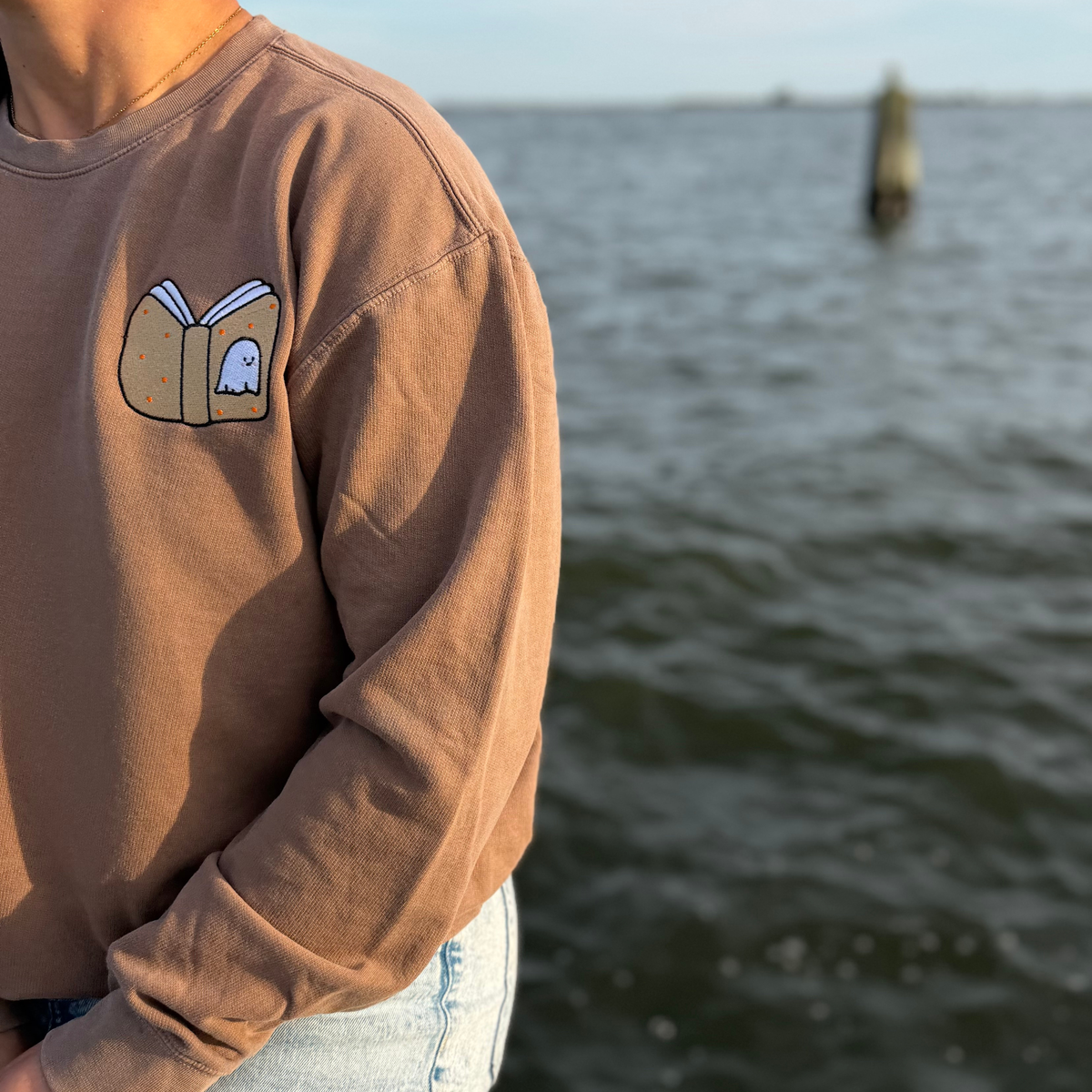 Cool Ghouls Read Crewneck