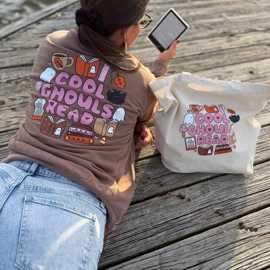Cool Ghouls Read Crewneck