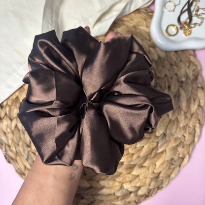 Cloud Scrunchie | Midnight Mocha