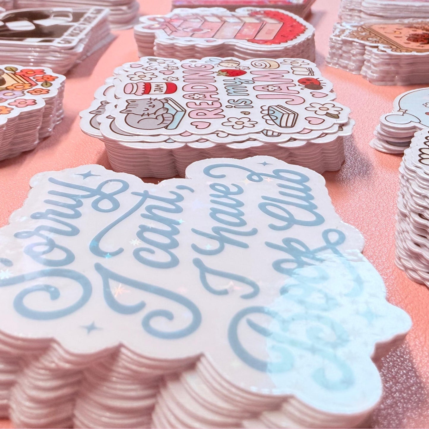 Custom Die Cut Stickers — Holographic