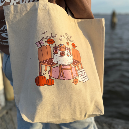 Let’s Get PSLs Canvas Tote Bag