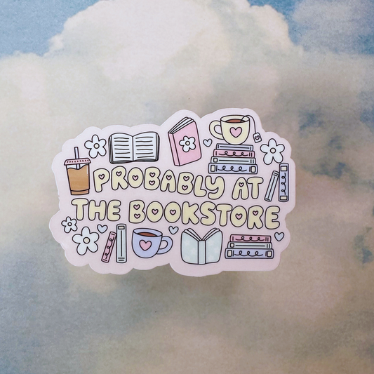 Probably Bookstore Sticker