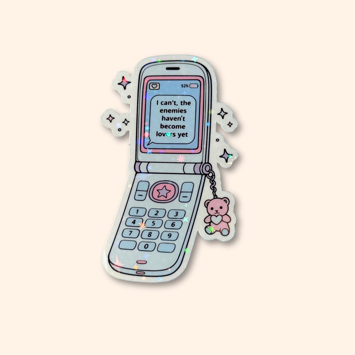 Enemies to Lovers Flip Phone Sticker