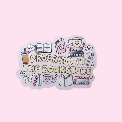 Probably Bookstore Sticker
