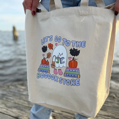 Let’s Go to the Bookstore Canvas Tote Bag