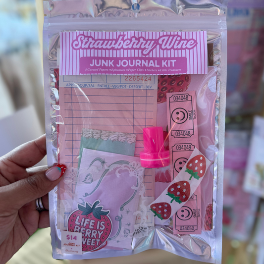 Strawberry Wine Junk Journal Kit
