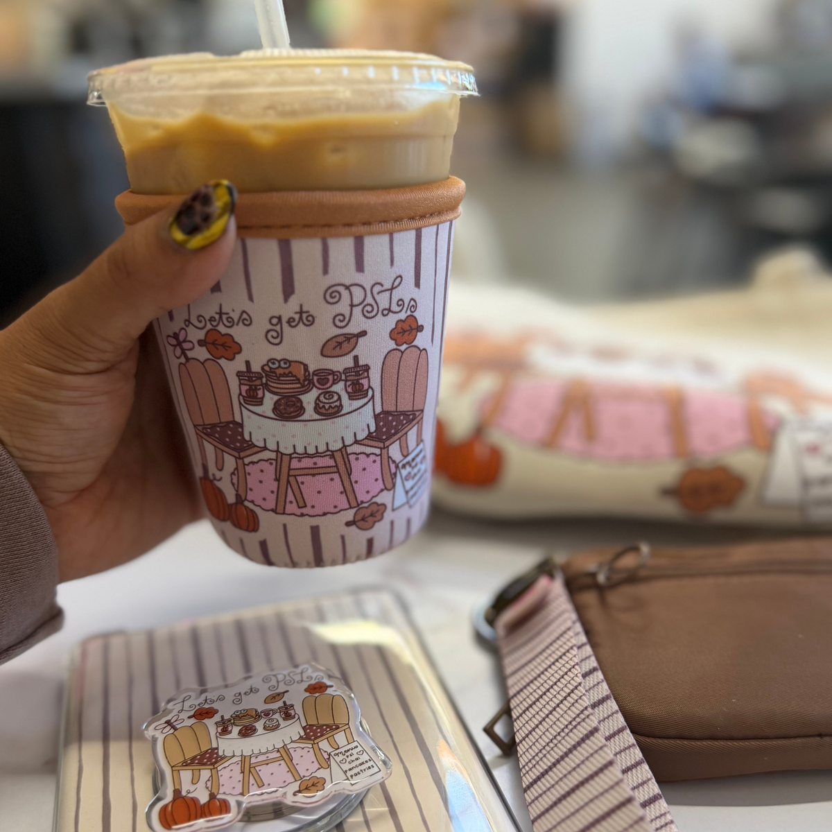 Let’s Get PSLs Drink Sleeve