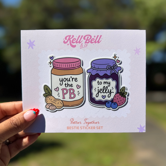 Better Together: PB & Jelly Edition Sticker Set