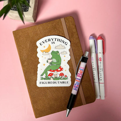 Froggin’ Through It Sticker