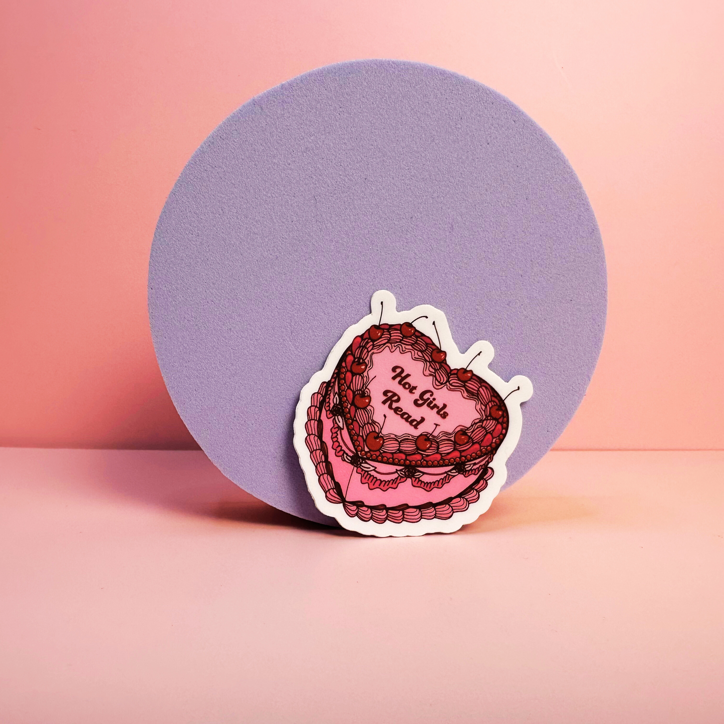 Hot Girls Read Sticker