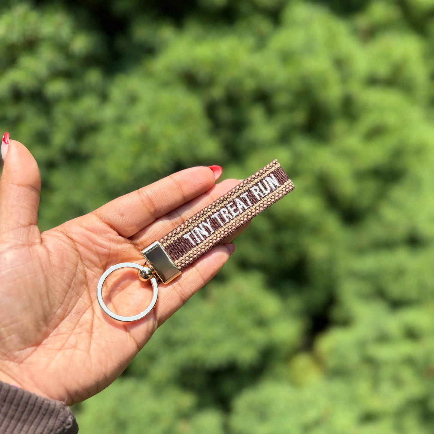 Tiny Treat Run Keychain Strap