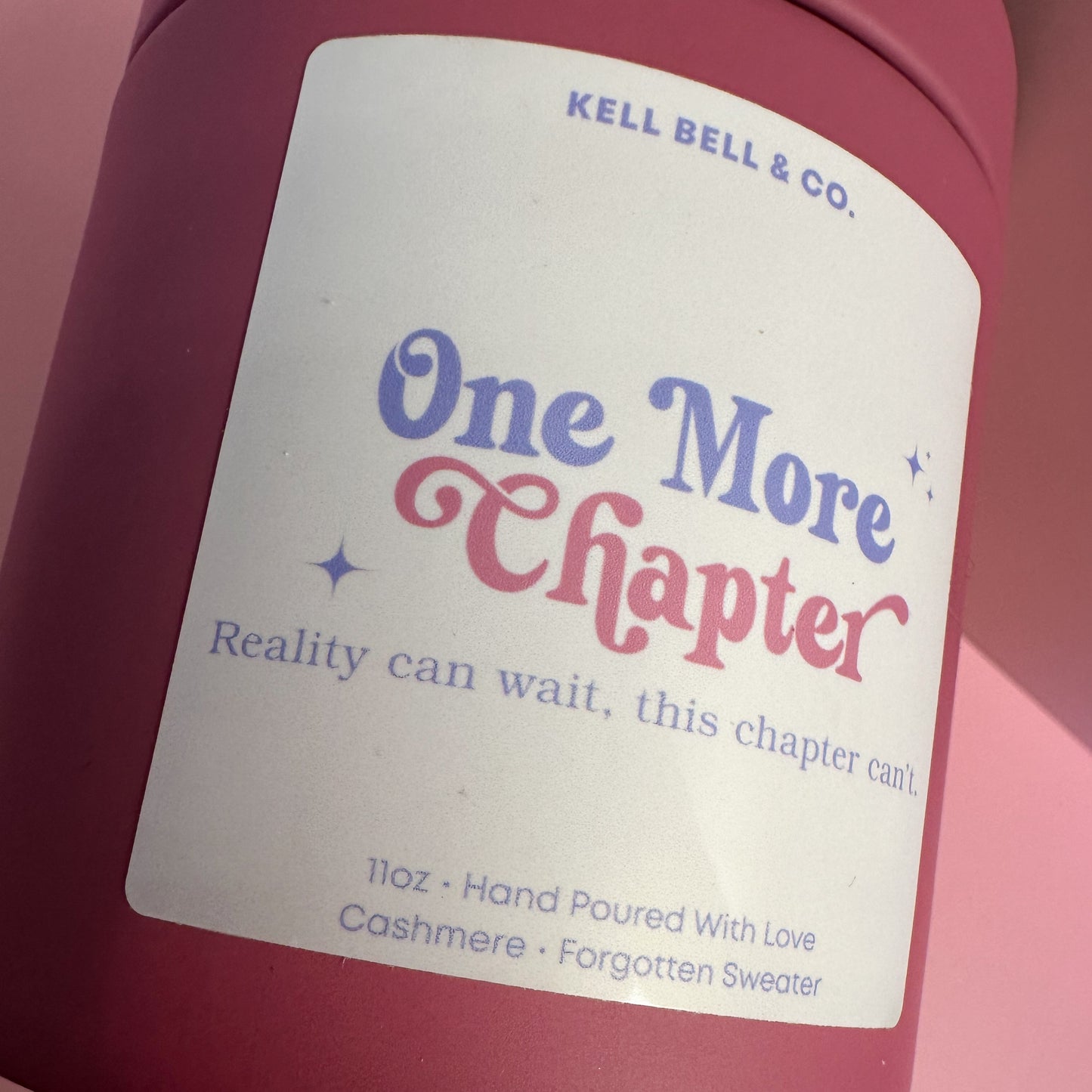 One More Chapter Candle