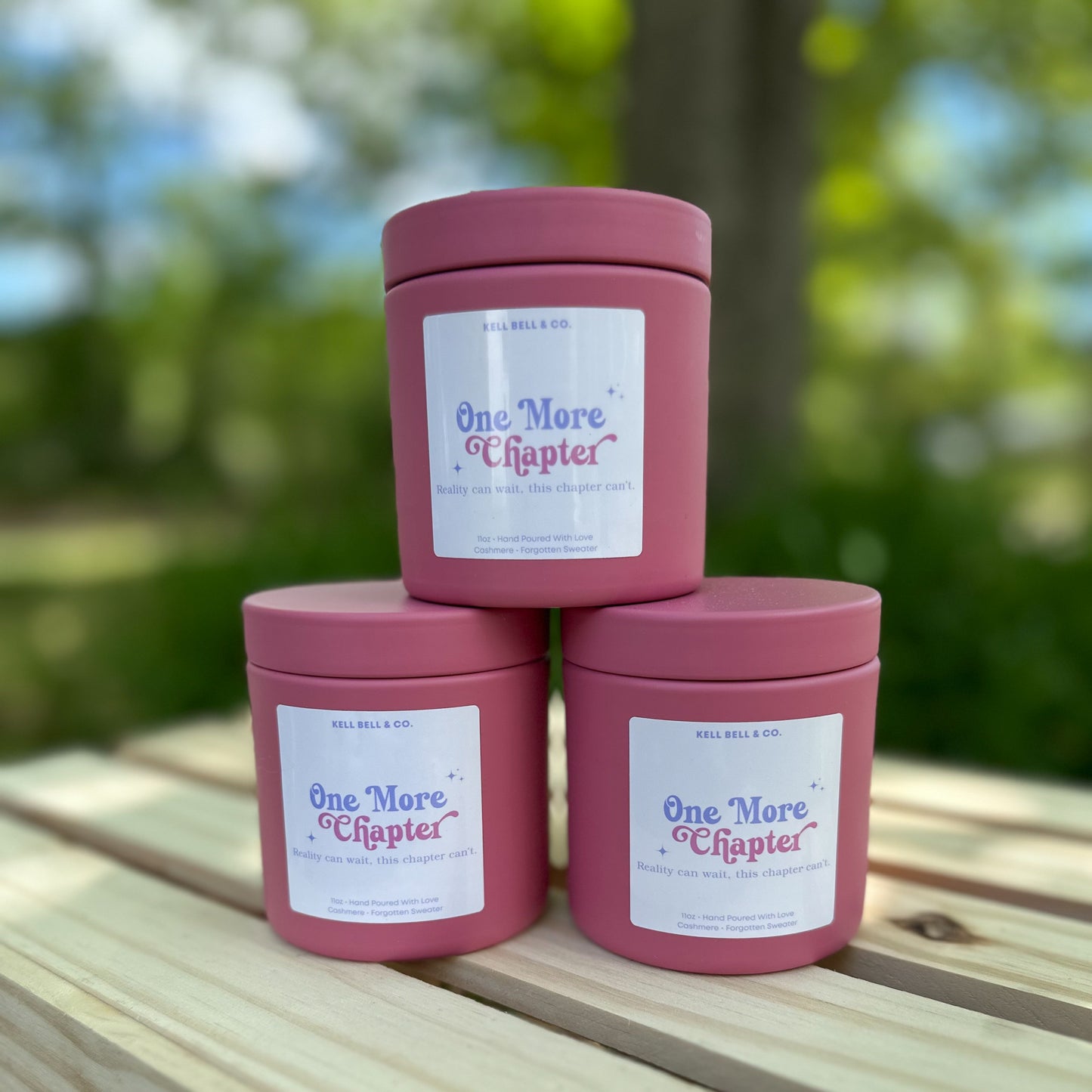 One More Chapter Candle