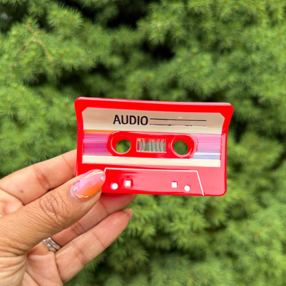 Cassette Tape Claw Clip