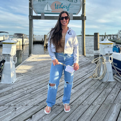 Chase Your Daydreams Cropped Zipped up