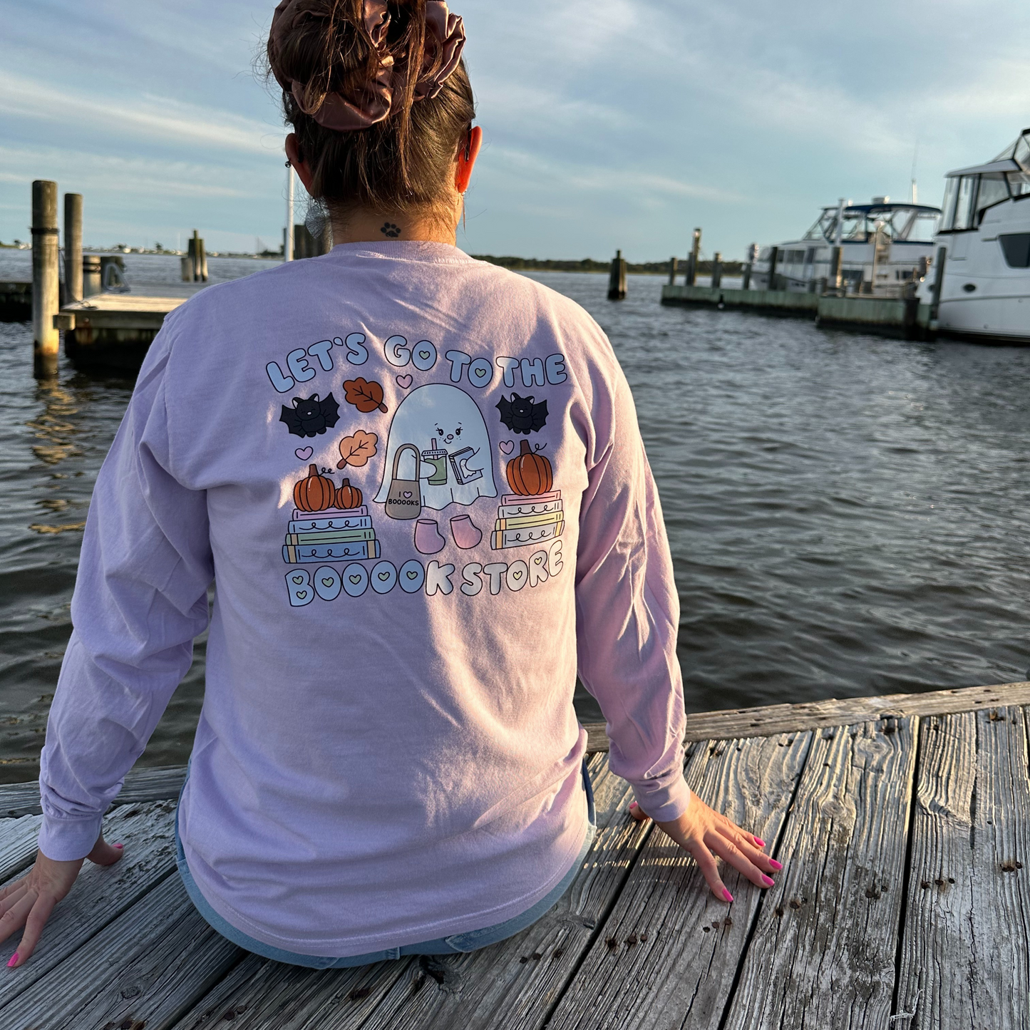 Let's Go to the Boooookstore long sleeve