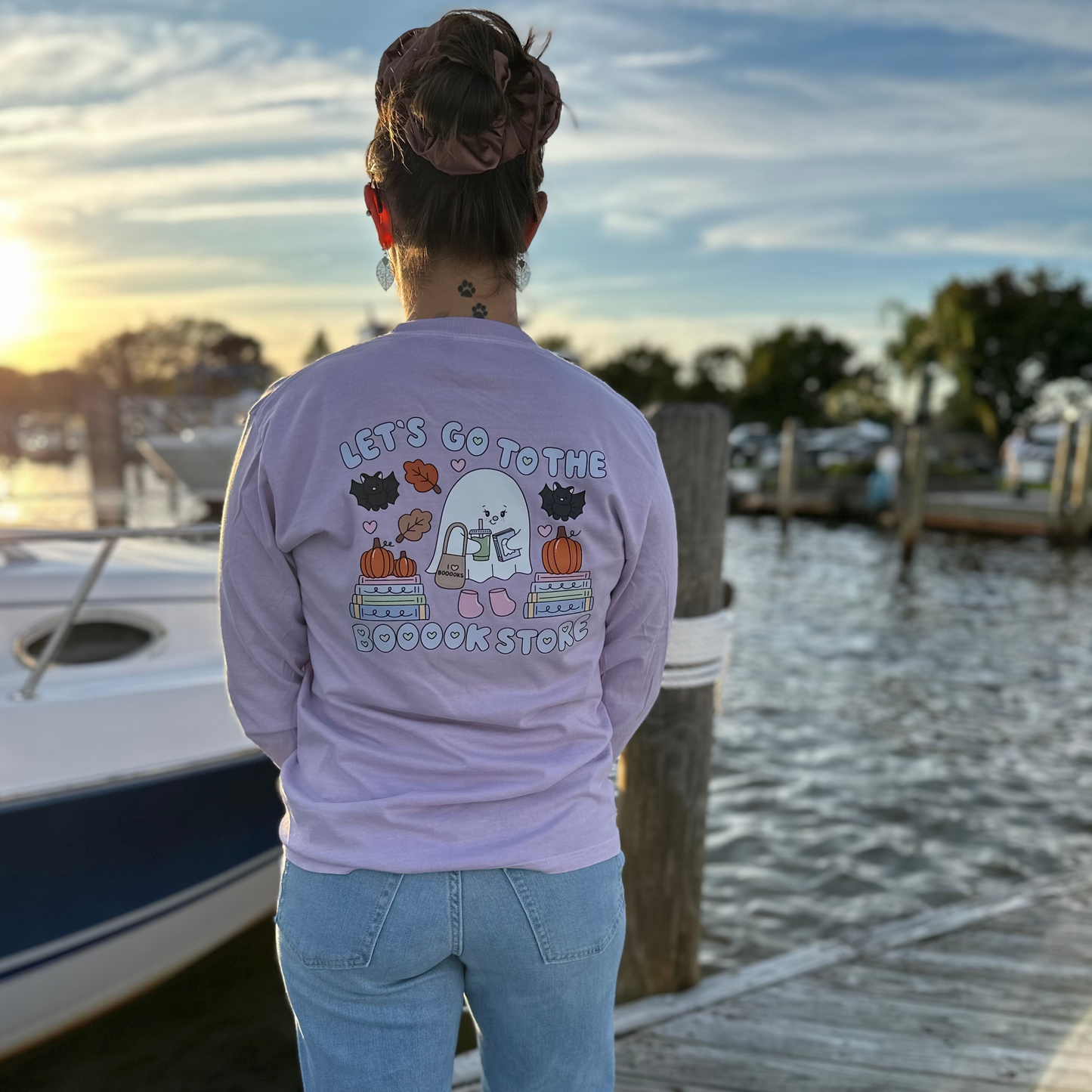 Let's Go to the Boooookstore long sleeve