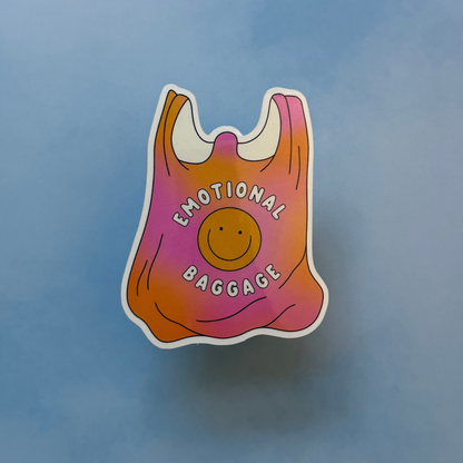 Emotional Baggage Sticker