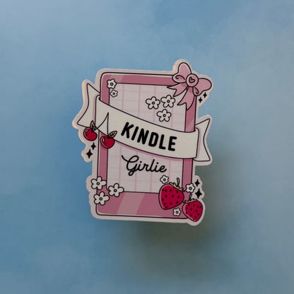 Kindle Girlie Sticker