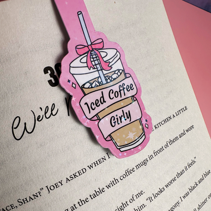 Iced Coffee Girly Bookmark