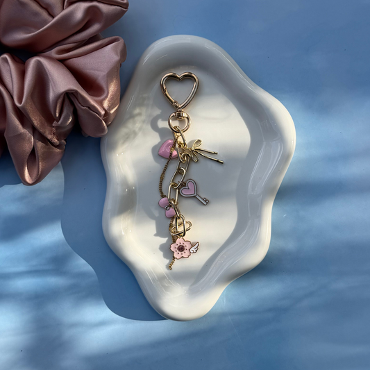 Soft Heart Charm Drop 💕🔑