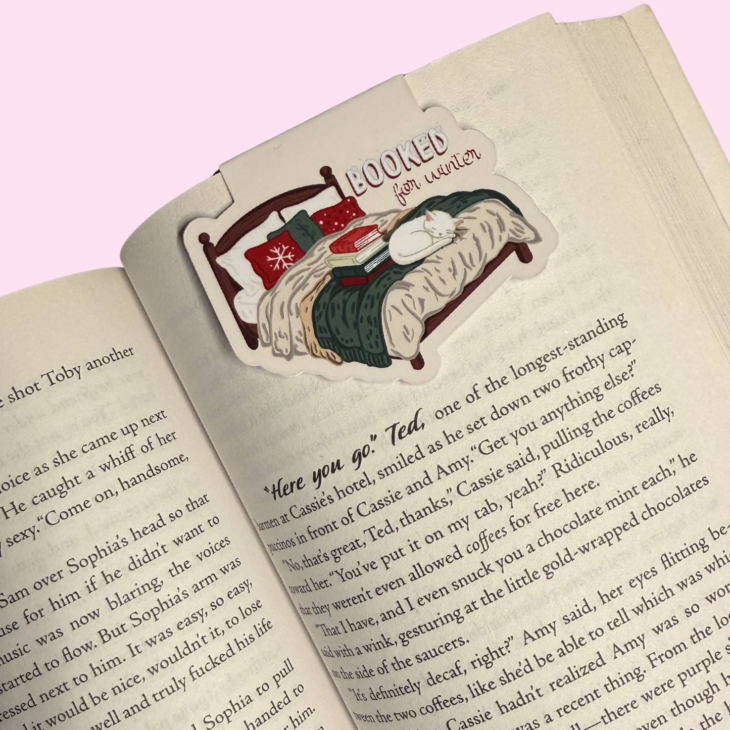 Booked for Winter Mag Bookmark