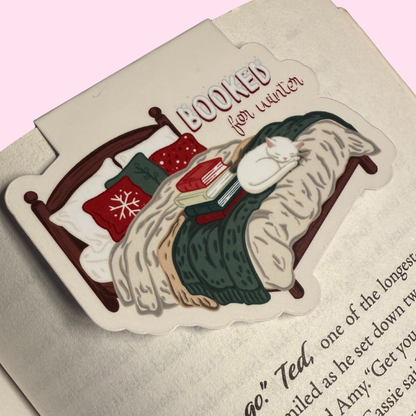 Booked for Winter Mag Bookmark