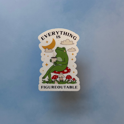 Froggin’ Through It Sticker