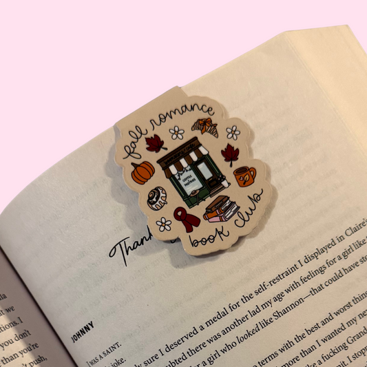 Fall Romance Book Club Bookmark