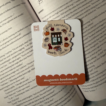 Fall Romance Book Club Bookmark