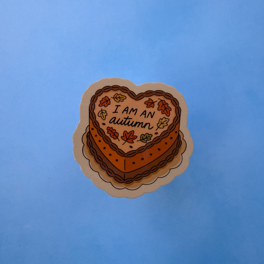 I am an Autumn - Glossy Sticker