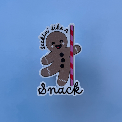 Lookin’ Like a Snack – Holographic Sticker