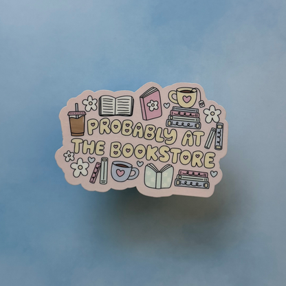 Probably Bookstore Sticker