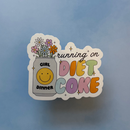 Girl Dinner Sticker