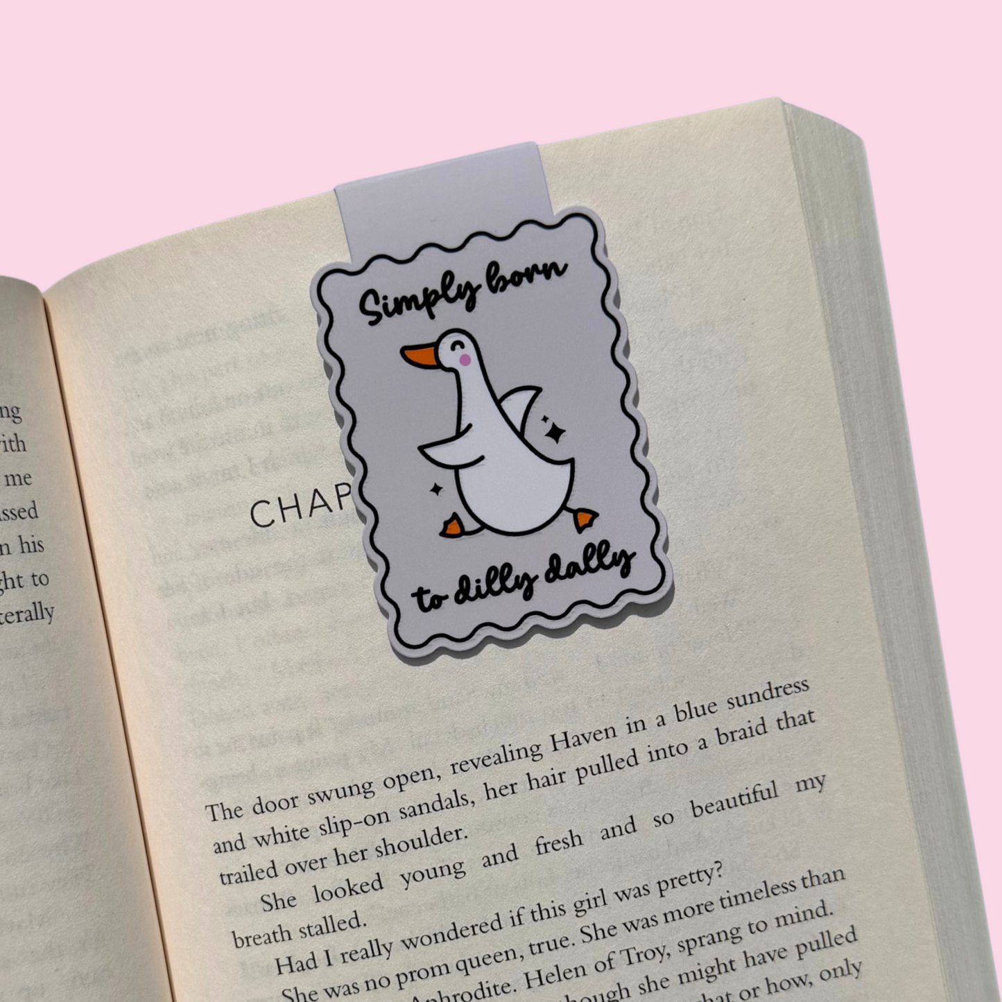 Simply Born to Dilly Dally | Little Page Marker
