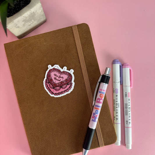 Hot Girls Read Sticker